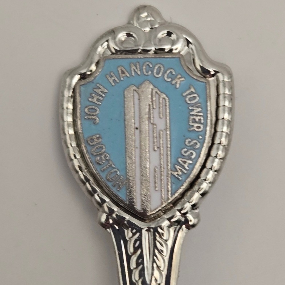 Vintage Memento John Hancock Tower Boston Massachusetts Collector Spoon Souvenir